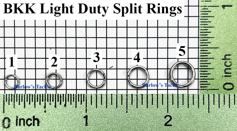 BKK Hooks BKK Light Duty Split Rings