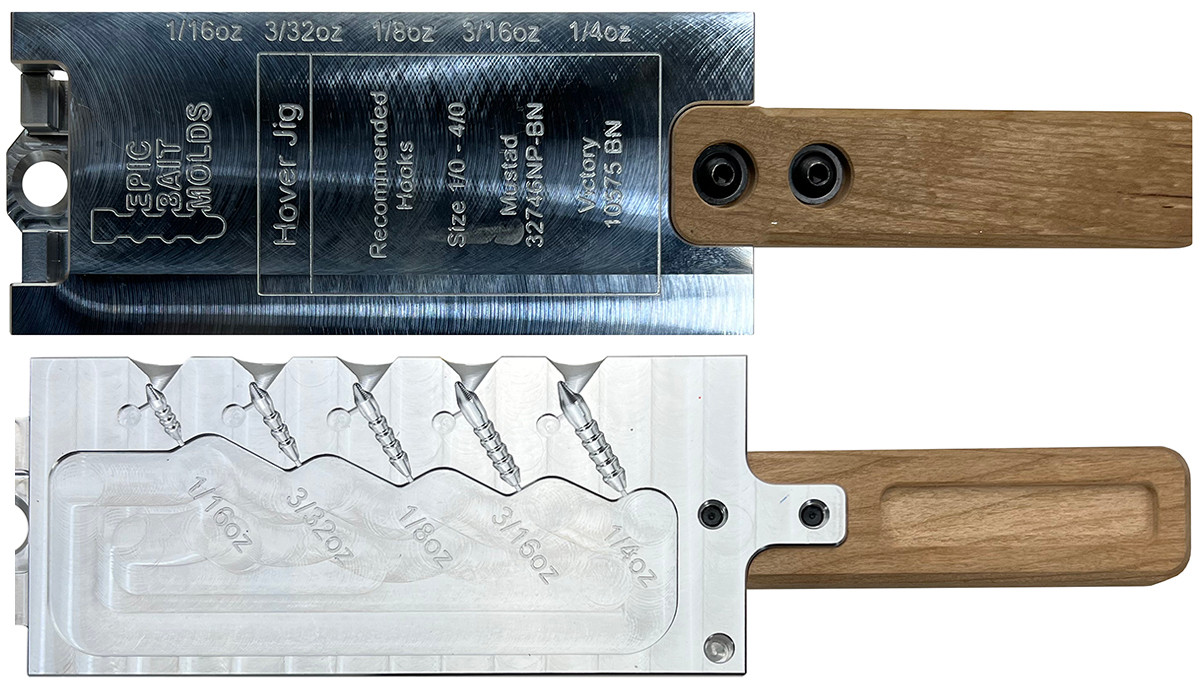 Epic Bait CNC Hover Jig Mold - Barlow's Tackle