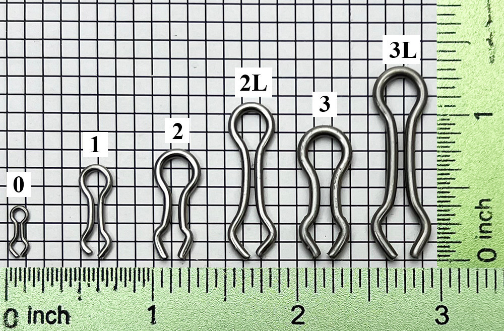  Stainless Steel Sinker Eyes