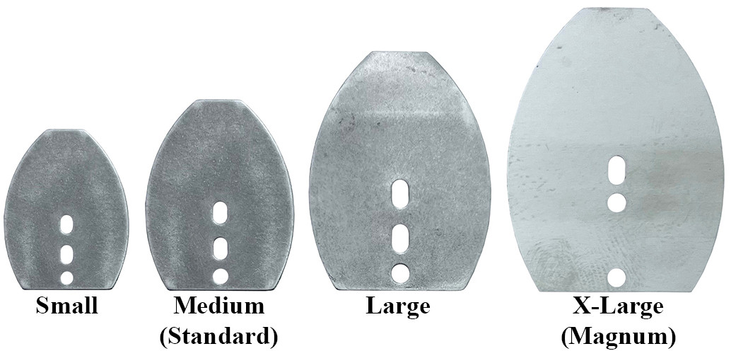  Stainless Steel Flat Shakee Blades