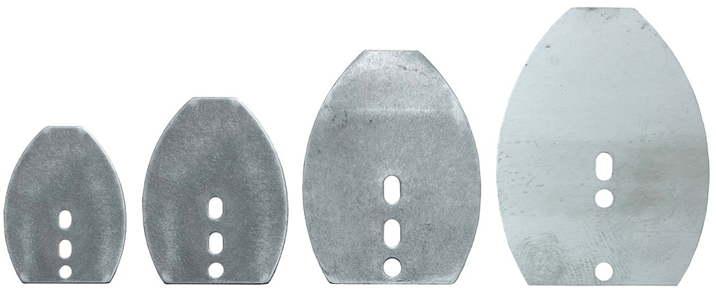  Stainless Steel Flat Shakee Blades