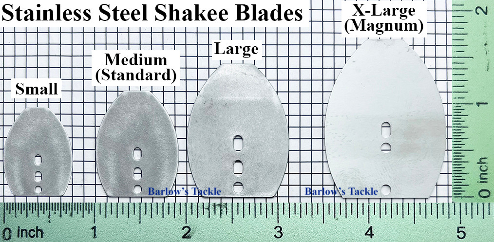  Stainless Steel Flat Shakee Blades