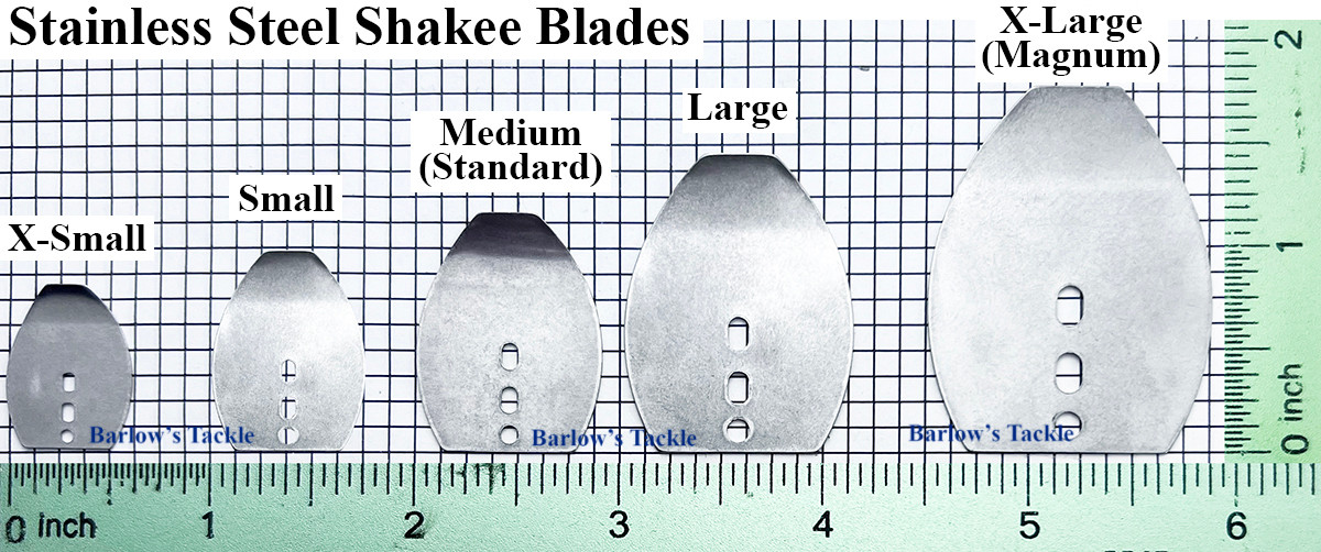  Stainless Steel Bent Shakee Blades