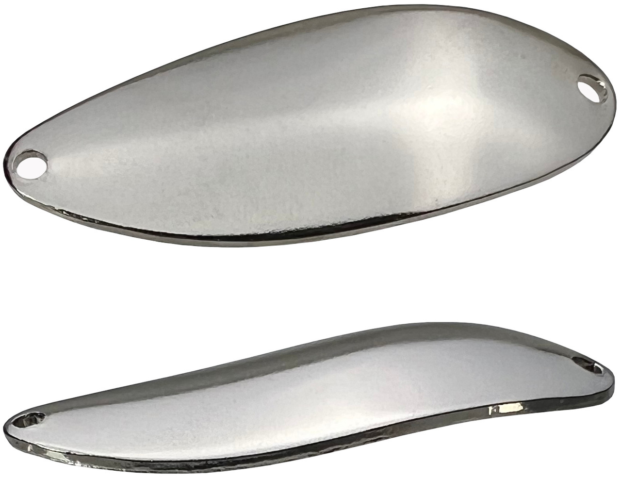  Nickel Plated Wobble Spoon Blanks