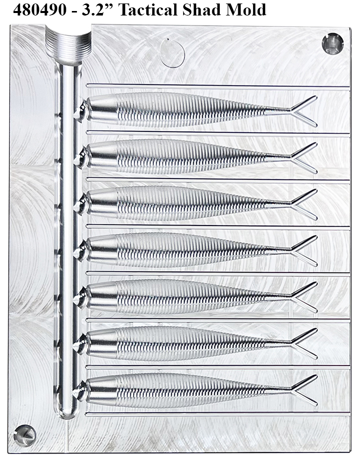 Epic Bait Tactical Shad Worm Molds