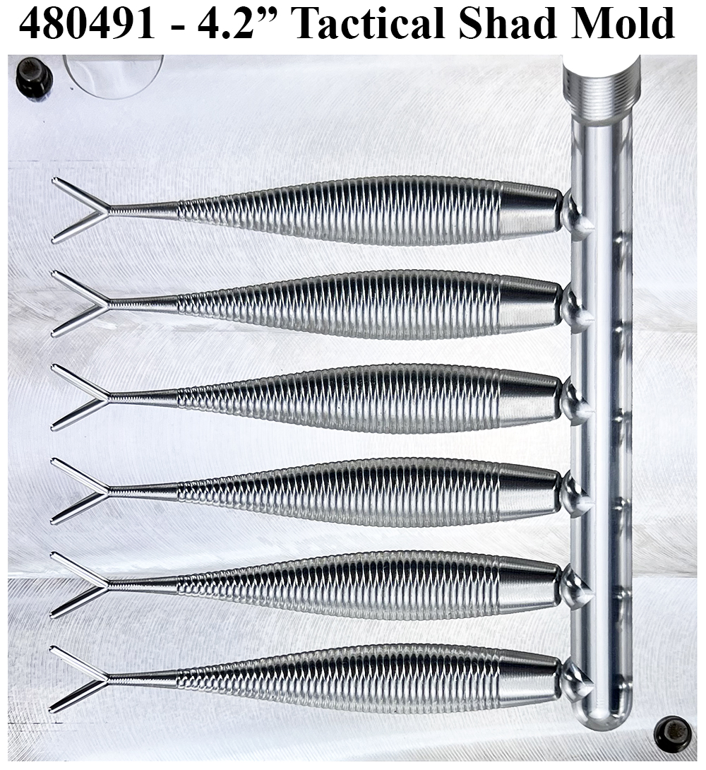 Epic Bait Tactical Shad Worm Molds