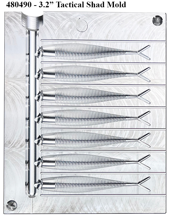 Epic Bait Molds Epic Bait Tactical Shad Worm Molds