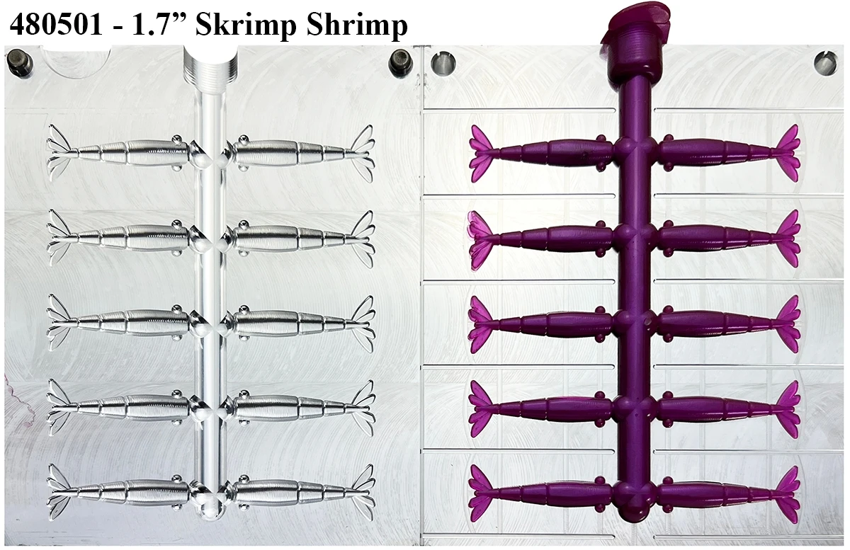Epic Bait Molds Epic Bait Skrimp Shrimp Worm Molds