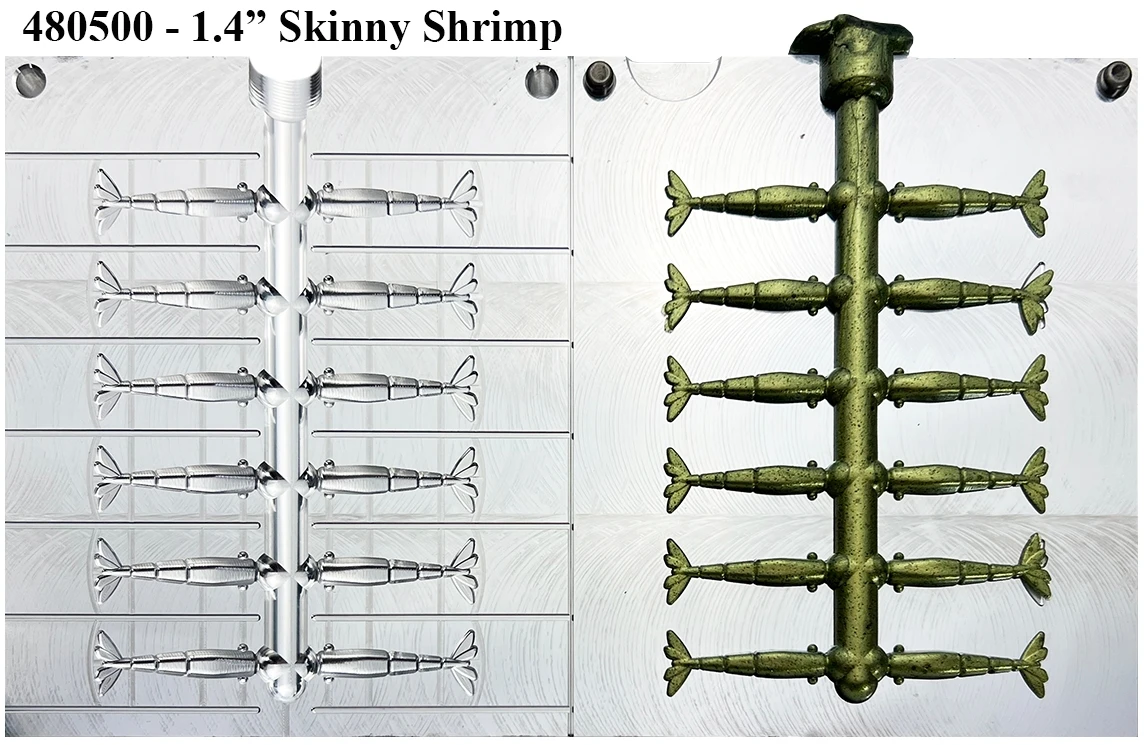 Epic Bait Molds Epic Bait Skrimp Shrimp Worm Molds