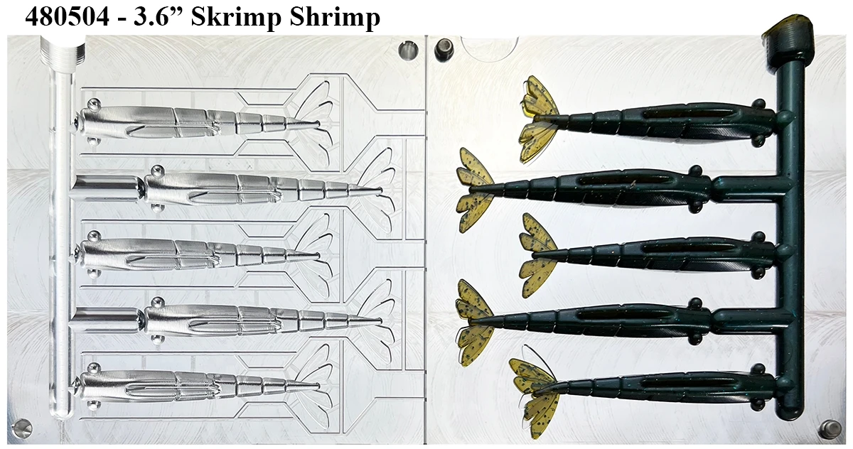 Epic Bait Molds Epic Bait Skrimp Shrimp Worm Molds