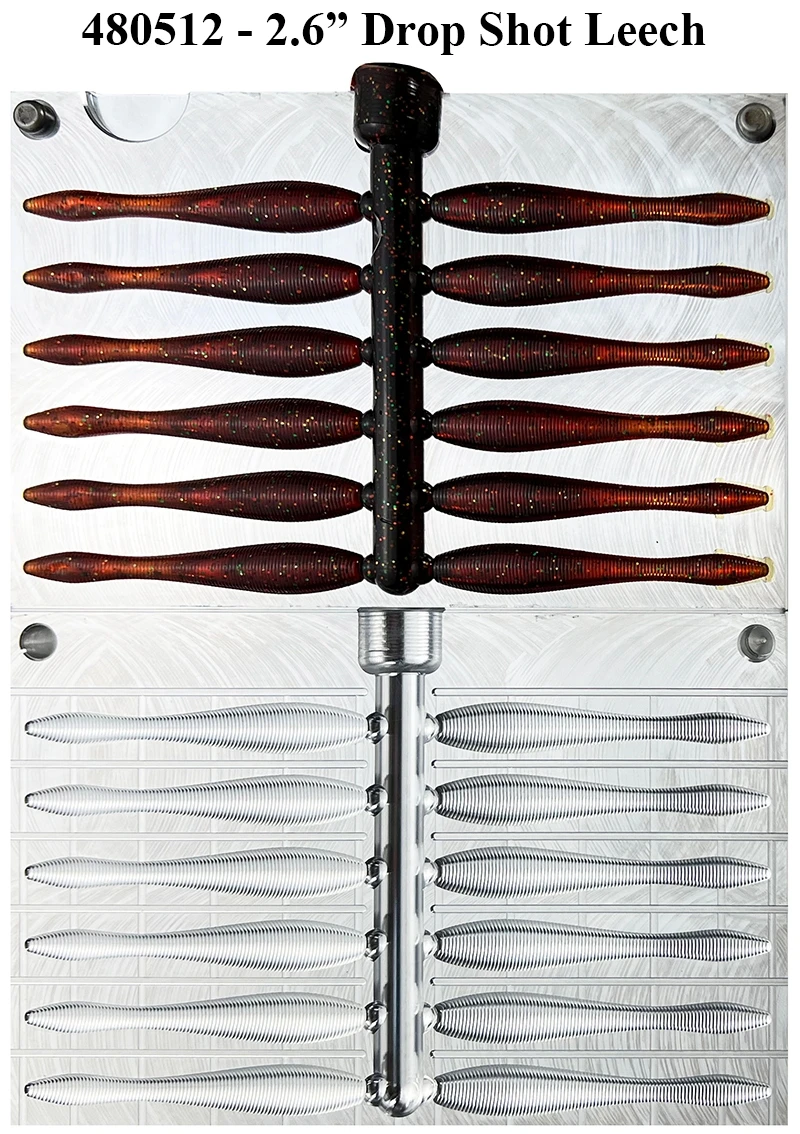 Epic Bait Molds Epic Bait Drop Shot Leech Worm Molds