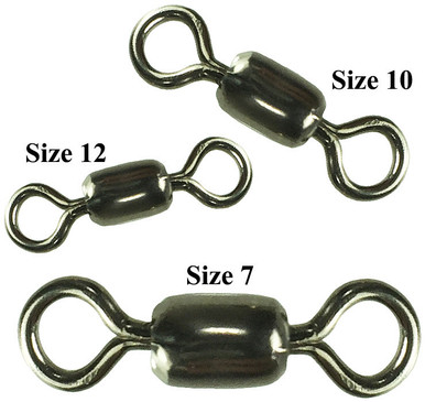 Bulk Crane Swivel - Nickel Finish - Barlow's Tackle