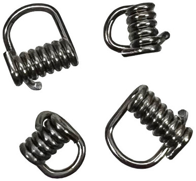 120-Pack Plastic Clevis Spinner Snaps – Lightweight Fishing Tackle Quick-Change Swivels, Corrosion-Resistant, Easy To Install & Carry (0.5” Size)