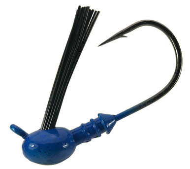 Flippin' Jig Head - Electric Blue - CLOSEOUT - Barlow's Tackle
