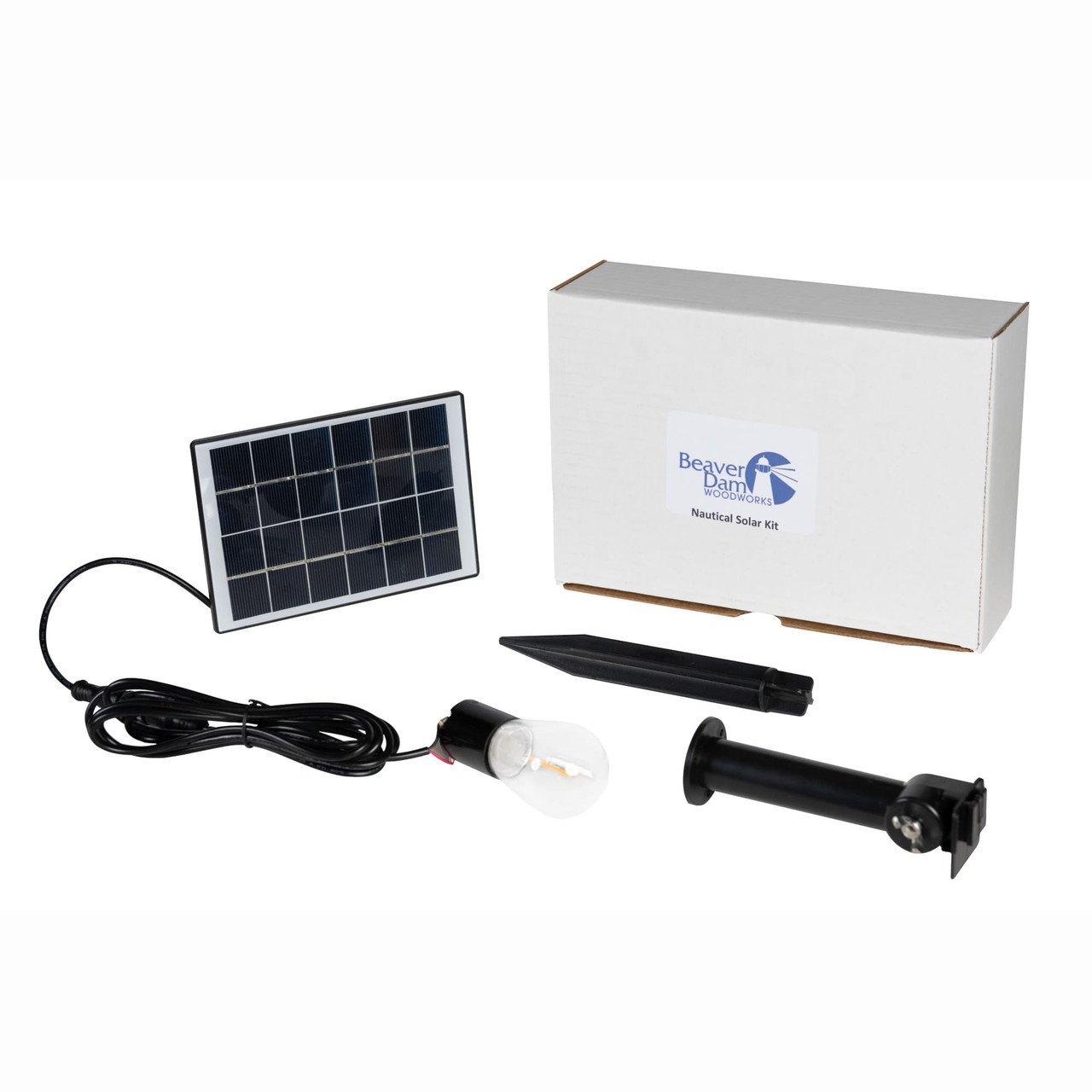 Solar LED Light Kit w/Stake for Amish Garden Lighthouses