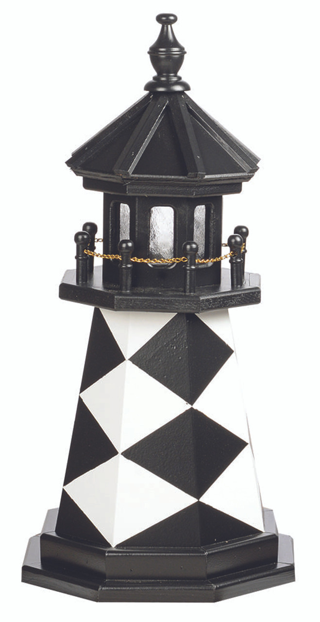 Amish Crafted Cape Lookout Replica PVC Lighthouse - Customizable