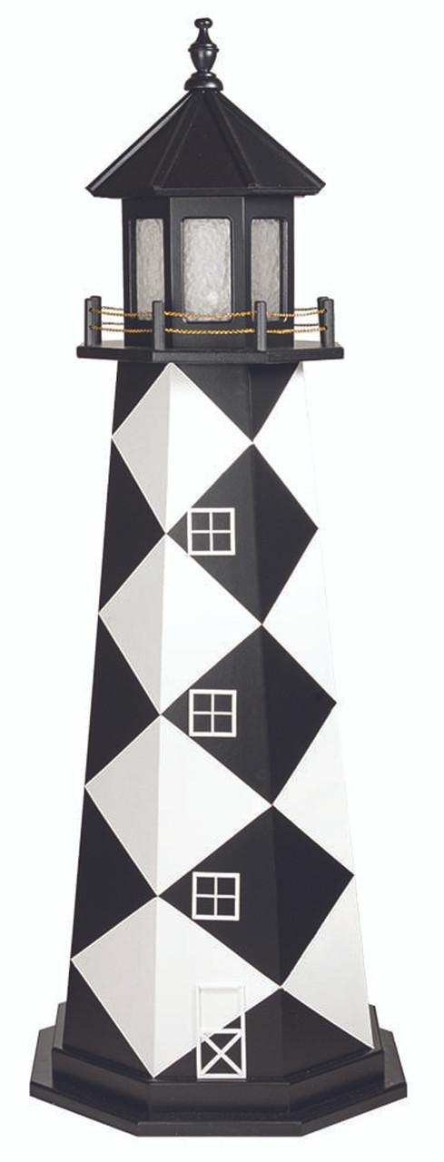 Amish Crafted Cape Lookout Replica PVC Lighthouse - Customizable