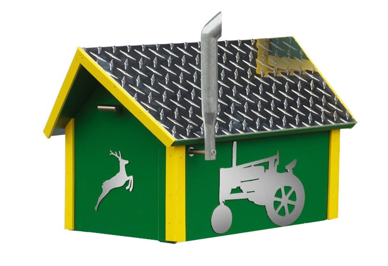Deluxe Poly Mailbox with Tractor Theme - Thumbnail 5
