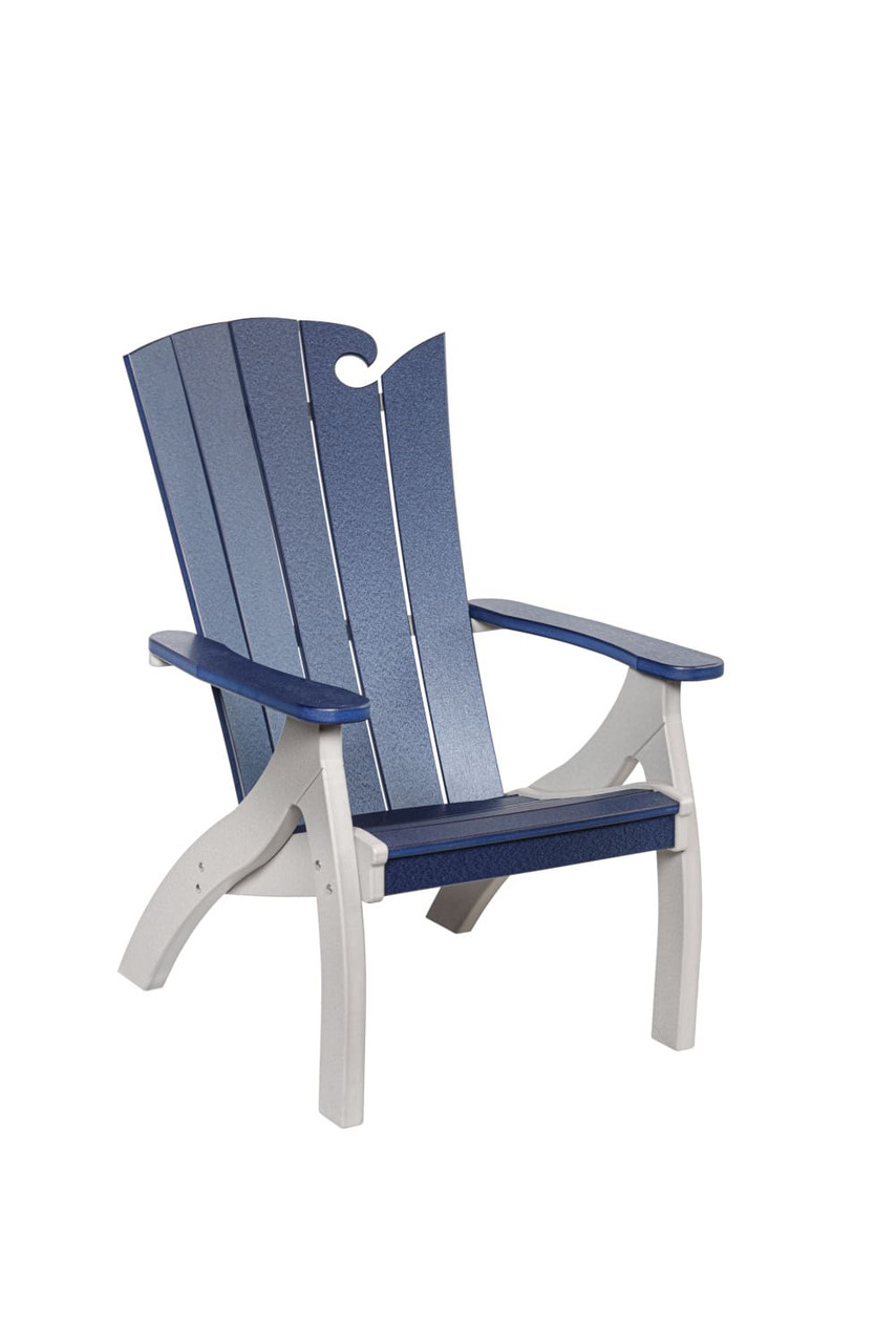 Amish-Made OceanWavz Collection Poly Patio Chair