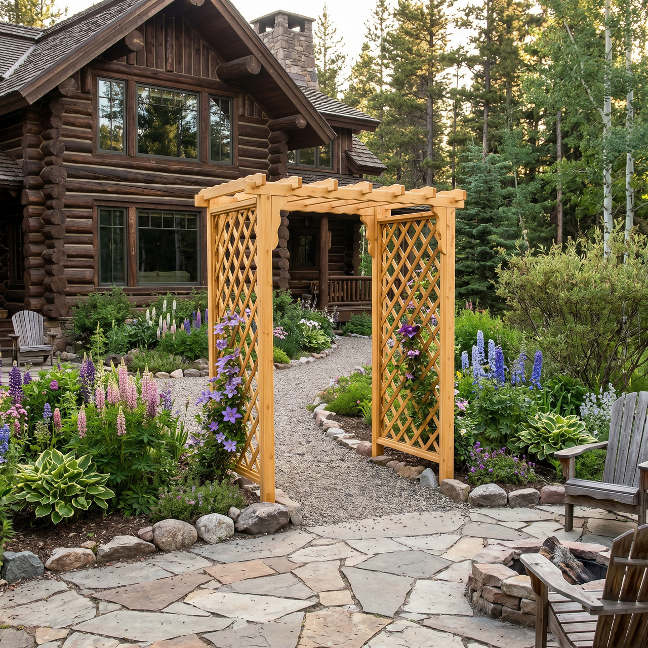 Amish Crafted - Covington Cedar Arbor - 5 Foot