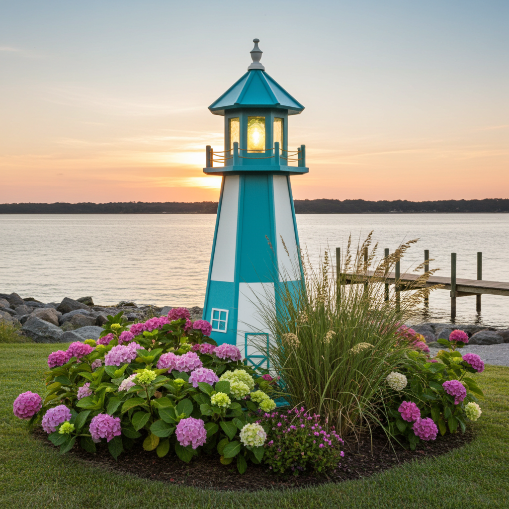 Amish Crafted | Poly Garden Lighthouses | Free Shipping