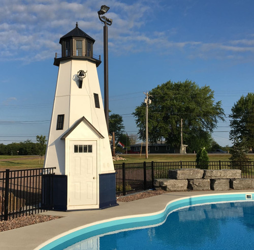 Amish built wood smartside custom lighthouse, 20 foot.