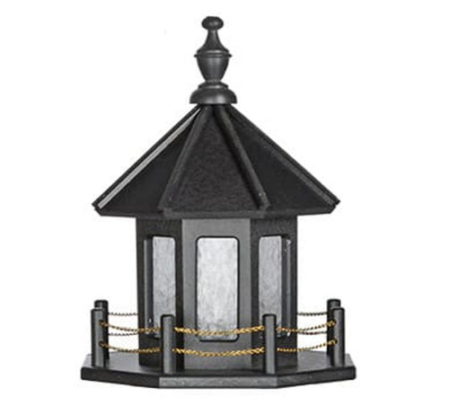 Replacement roof and top for Amish crafted garden lighthouse - black