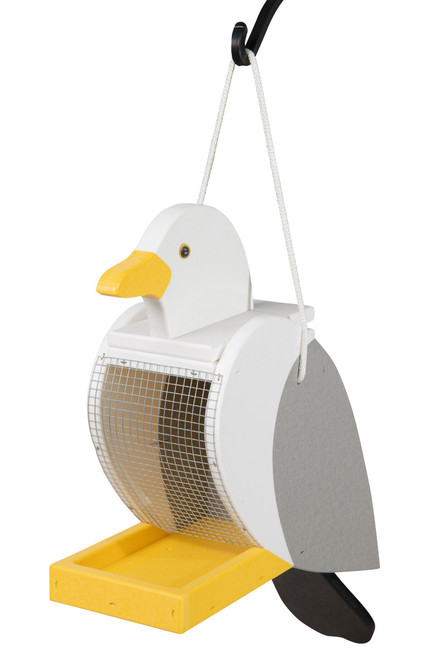 Zero Maintenance All-weather Poly Bird Feeder in Seagull Design