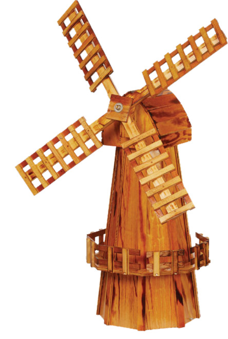 Amish made wooden windmill