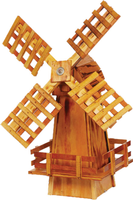 Amish made wooden windmill