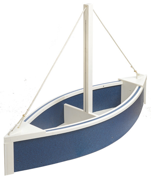 Sailboat Poly All-Weather Planter - Amish Crafted - Assorted Colors