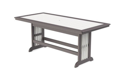 Amish crafted poly Mission Dining Table from the Farmhouse Collection