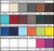 Poly color chart for folding end table.