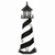 AZEK® PVC Cape Hatteras replica garden lighthouse, Amish crafted, 5 foot.