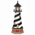 AZEK® PVC Cape Hatteras replica garden lighthouse, Amish crafted, 4 foot with base, interior lighting.