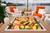 SeaAria Amish crafted poly ice pit stocked with refreshments for outdoor living space entertaining