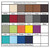Color chart for poly patio furniture