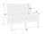 Poly sectional center love seat dimensions diagram Poly sectional center love seat dimensions diagram