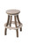 Amish crafted premium poly bar stool from Anchor Avenue collection in brazilian walnut and birchwood.
