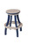 Amish crafted premium poly bar stool from Anchor Avenue collection in patriot blue and seashell.