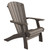 Poly raised adirondack chair in coastal gray.