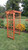 Morgan cedar arbor pictured with cedar stain.