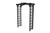 Amish crafted Madison cedar arbor pictured with charcoal stain
