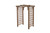 Amish crafted Cambridge cedar arbor pictured unfinished