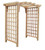 Amish crafted 5 foot Cambridge cedar arbor pictured unfinished