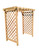 Amish crafted Covington cedar arbor - unfinished