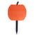 Amish made in the USA seasonal lawn decor stake,  pumpkin with Welcome Friends engraved on it.