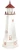 Amish crafted wood garden lighthouse marblehead style 5 foot with base