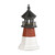 Amish crafted wood garden lighthouse, barnegat replica, 2 foot