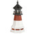Amish crafted wood garden lighthouse, barnegat replica, 2 foot with base